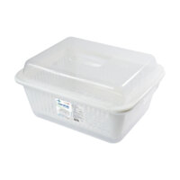 Thau rổ đôi 25x35 CS có nắp