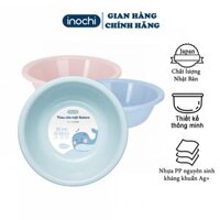 Thau rửa mặt - Thau rửa mặt cho bé - Thau rửa mặt em bé - Thau rửa mặt cho bé sơ sinh - Thau rửa mặt cho bé gấp gọn cho trê em nhựa nguyên sinh kháng khuẩn Ag+ cao cấp Notoro inochi 21/27/32 cm TRM01