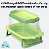 Thau Tắm Bé Sơ Sinh Chậu Tắm Cho Bé Holla Hình Cá Sấu