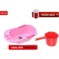Thau tắm MATSU Duy Tân size Đại Kích thước 76,8 x 45,1 x 22,4 cm-TẶNG KÈM GÁO NƯỚC