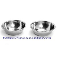 Thau trộn inox cao cấp - sáng bóng - mẫu mã đẹp - xài bền size 42,44,46,48 cm - inox 201