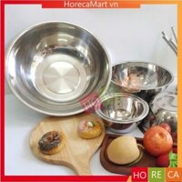 Thau trộn inox Φ14/16/18/20/22/24/26/28/30/32/34/36/38, inox không gỉ, dùng đựng thực phẩm các loại