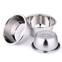 Thau trộn salad trộn bột inox cao cấp 24cm 26cm 28cm 30cm