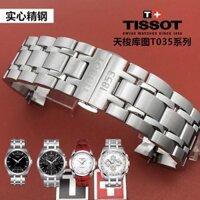 Thay dây đeo đồng hồ 1853Tissot Thư viện T035 Dây đeo T035627 T035617 T035207 T035407Dây thép