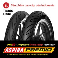 Thay lốp (vỏ) trước 80/90-14 TL Aspira Premio Sportivo cho xe tay ga Honda AirBlade Vision Click Vario Yamaha Mio