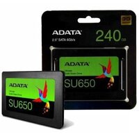 Thay Ổ cứng Laptop SSD Adata SU650 240GB 2.5 inch SATA3 - ASU650SS-240GT-R | Mới - BH 36 Tháng