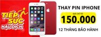 Thay Pin iPhone 5, 6, iPhone 7 (trọn gói) - Giảm gần 40% tại HCM