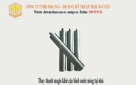 thay thanh magie (thanh khử cặn) bình nước nóng tại nhà
