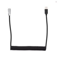 Thay thế cáp nguồn Andoer USB-C cho máy ảnh Blackmagic Pocket Cinema BMPCC 4K / 6K sang USB Type-C Spring Cable
