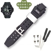 Thay thế dây đeo đồng hồ Casio GW-A1100 G-1400 GW-4000 GA-1000 dây đeo đồng hồ silicon chống thấm nước