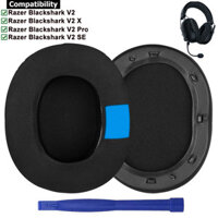 Thay Thế Gel Làm Mát Earpads Miếng Đệm Tai Đệm Muffs Cho Razer Blackshark V2 X Pro SE USB Tai Nghe Không Dây Có Dây Tai Nghe
