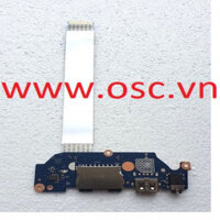 Thay vỉ usb laptop Dell Inspiron 3510 3511 USB Audio Power Button Board + Cable LS-L241P 0KT81H