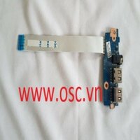 Thay vỉ usb Laptop HP Pavilion 15-AU 15-au030wm Dual USB Port Board Audio Jack + cable