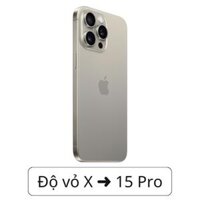 Thay vỏ độ iPhone X lên 15, 15 Pro