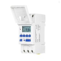 Thc15a Kỹ Thuật Số LCD Công Tắc Hẹn Giờ Lập Trình Rơ Le 16A Amp Điện Tử Hàng Tuần 7 Ngày 16 Bật & Tắt Rơle Hẹn Giờ Điều Khiển AC / DC 24V Din Rail Mount Công Tắc Thời Gian