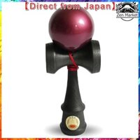 The 2024 newly released "Japan Kendama Association certified" adult Kendama Yamagata workshop made KITSUSAKO original black × red competition Kendama.