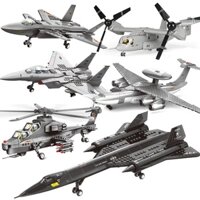 The Air Force Vehicle Military Swat Aircraft Helicopters Fighter Army War Plane Jet Model Building Construction