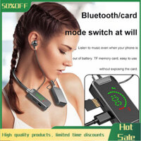 🚚Thẻ âm thanh không dây phổ biến phát sóng trực tiếp tai nghe âm thanh sửa đổi Tai nghe thể thao Bluetooth treo cổ
