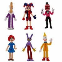 The Amazing Digital Circus Jax Pomni Mini Action Figures PVC Doll Toys Kid Gifts