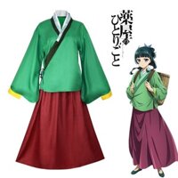 The Apothecary Diaries Maomao cosplay The Apothecary Diaries Maomao cosplay The Whispering of The Pharmacy Girl trang phục The Whispering of The Medicine House Cat Kimono Anime cosplay Set