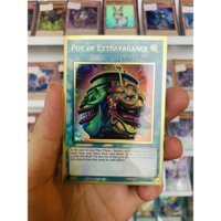 Thẻ Bài Lẻ YugiOh Mã MGED-EN046 - Pot of Extravagance - Premium Gold Rare - 1st Edition