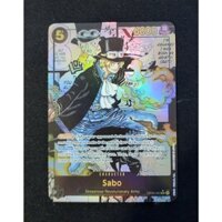 Thẻ bài One Piece - Sabo Manga Rare OP04 Bản Orica Custom English (Foil có vân nổi)