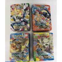 Thẻ bài pokemon hộp sắt 100 Lá (size3)