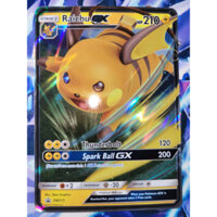 Thẻ bài Pokemon - TCG - Raichu GX [Sun & Moon: Black Star Promos] / SM213'