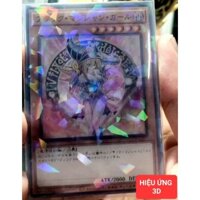 Thẻ bài yugioh 3D cao cấp Dark Magician Girl [38033121] - Nữ phù thủy áo đen - Hiệu ứng góc nhìn - Nhập khẩu