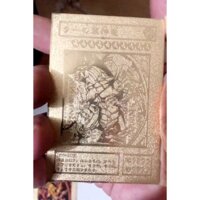 Thẻ bài yugioh cao cấp The Winged Dragon Of Ra [Thần mặt trời Ra] - Viền vàng nhám ánh kim - Hàng nhập khẩu