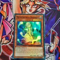 Thẻ bài Yugioh chính hãng | Necroworld Banshee | SR07 Super rare.