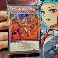 Thẻ bài Yugioh chính hãng | The Winged Dragon of Ra | RA03 Platinum Secret rare.