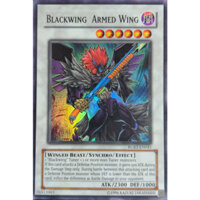 THẺ BÀI YUGIOH  GIÁ RẺ CHÍNH HÃNG TỘC Synchro Monster:Blackwing Armed Wing - RGBT-EN041 - Super Rare Unlimited