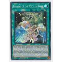 Thẻ bài YUGIOH - TCG - Blessing of the Voiceless Voice - LEDE-EN062 - Super Rare 1st Edition - Continuous Spell