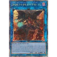 Thẻ bài Yugioh - TCG - Cherubini, Ebon Angel of the Burning Abyss - RA01-EN042 - Quarter Century Secret rare