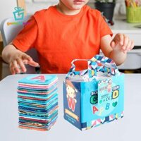 Thẻ bảng chữ cái mềm gamchiano cho thẻ bảng chữ cái Abc di động dành cho trẻ sơ sinh