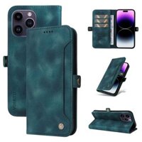 Thẻ Bên Ngoài Khóa Bên Da PU Bảo Vệ Cho Apple iPhone 6 6S 7 8 Plus X XS Max XR 11 12 13 14 15 16 Pro Max 14Plus 15Plus 16Plus 12Mini 13Mini