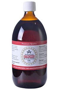 The Blessed Seed Strong Black Seed Oil 1 Liter Made from Slowly Cold Pressing The Strongest Nigella Sativa Seeds Producing Pure Black Cumin Seed Oil