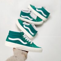 [The Blockhouse] GIÀY VNS SK8 MID GREEN (sk8 cổ lửng xanh lá cây)