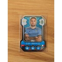 Thẻ Bóng Đá Topps Match Attax 24/25 Shield Ciro Immobile - Chrome Shield 2025 - PRO ELITE - Lazio - Roma (1)