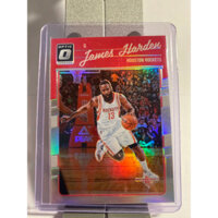 Thẻ bóng rổ #A21 James Harden Houston Rockets Panini Optic Prizm 2016/17