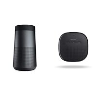 The Bose SoundLink Revolve, The Portable Bluetooth Speaker with 360 Wireless Surround Sound, Triple Black & Bose SoundLink Micro, Portable Outdoor ...