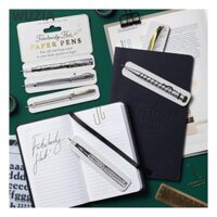 Thẻ bút giấy WUZIA, Mực đen đa năng Bút giấy phẳng tuyệt vời, Bút hai mặt siêu mỏng thực tế có thể xé được tuyệt vời để viết và đánh dấu trang