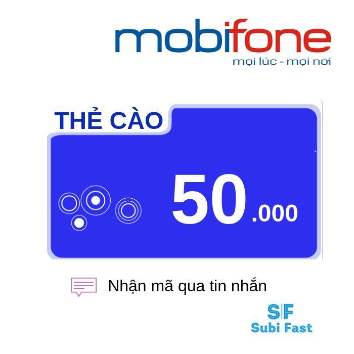 Thẻ cào MobiFone mệnh giá 100.000