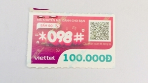 Thẻ cào Viettel mệnh giá 100.000 đồng