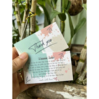 thẻ card thankyou, thư cảm ơn  In cardvisit, danh thiếp,thiết kế theo yêu cầu