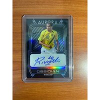 Thẻ cầu thủ Rivaldo Auto /149 Brasil Panini Obsidian 2021 Autograph (Thẻ chữ ký)