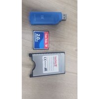 thẻ CF card+ adapter+ đầu đọc