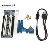 Thẻ chuyển đổi PCI-E sang PCI 1 mảnh PCIE sang 2 khe cắm PCI Hỗ trợ thẻ bắt Thẻ thuế vàng Thẻ cổng song song