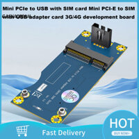 Thẻ chuyển đổi PCI-E sang USB GSD Mini Dễ dàng cài đặt Thẻ chuyển đổi bảng phát triển tích hợp không dây 3G / 4G đa năng